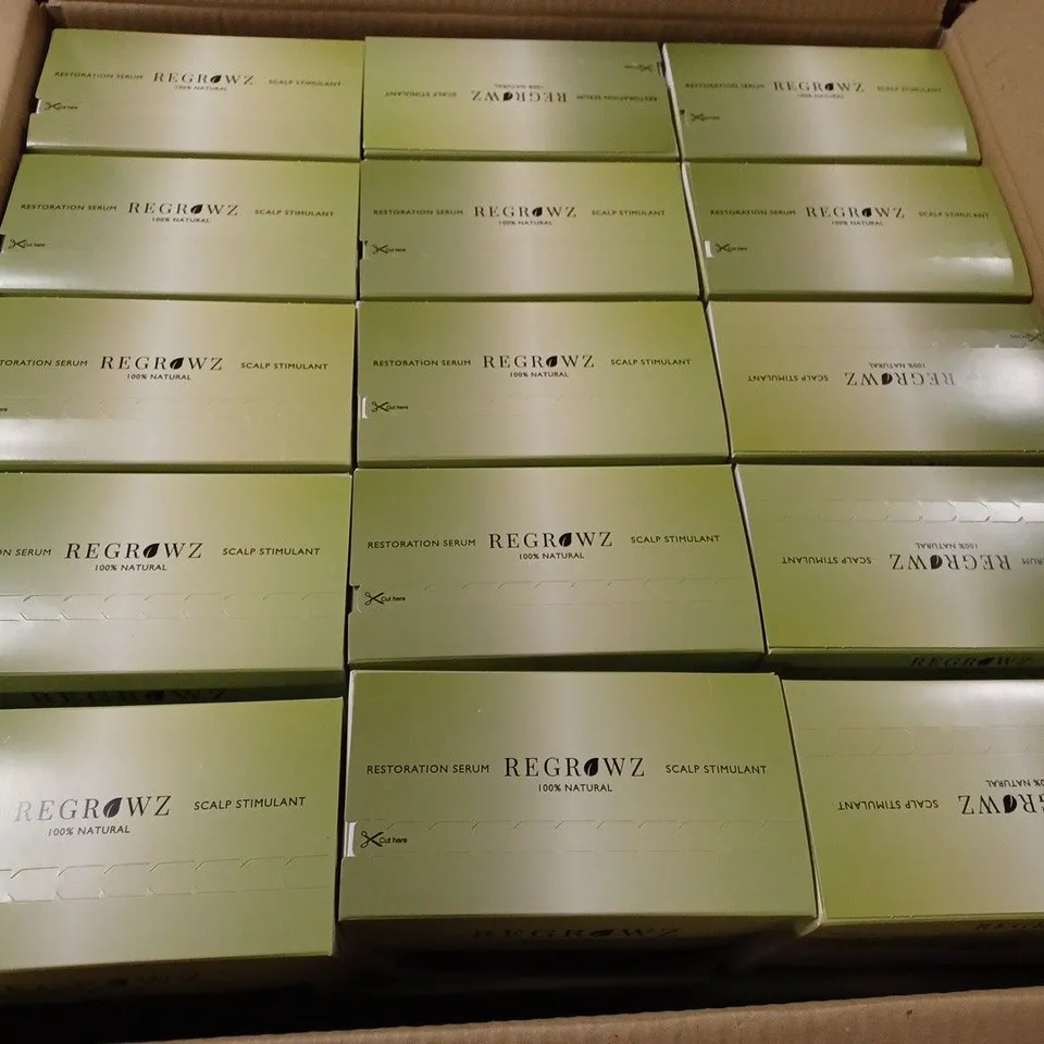 APPROXIMATELY 30 BOXED AND SEALED REGROWZ FOR WOMEN HAIR REGROWTH & THICKENING TREATMENT (6 MONTH PROGRAM)
