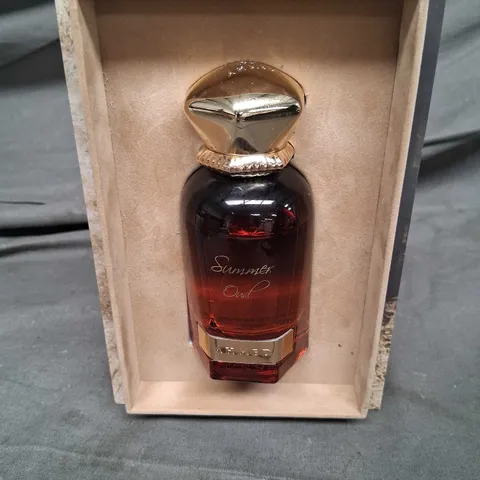 BOXED AND SEALED AHMED SUMMER OUD EAU DE PARFUM 60ML