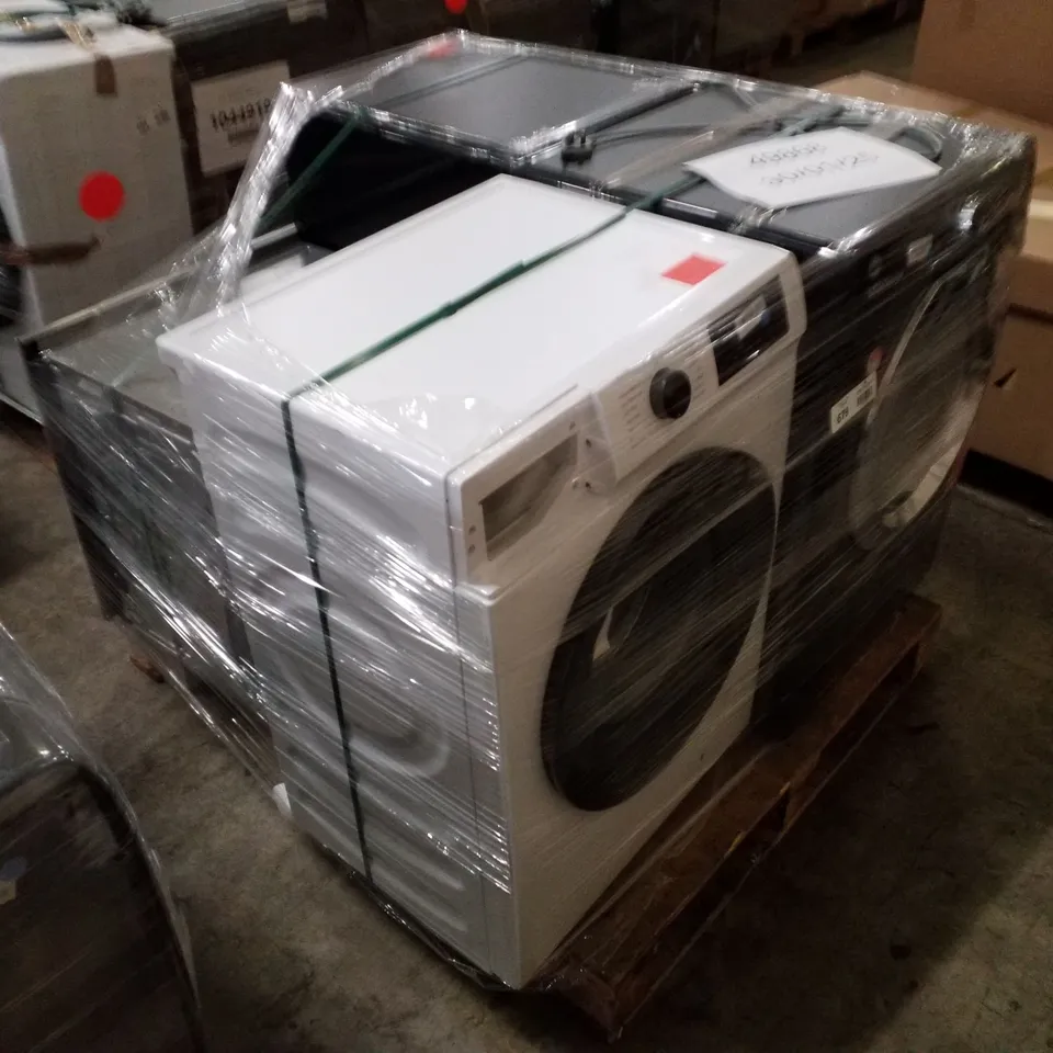 PALLET OF APPROXIMATELY 4 UNPROCESSED RAW RETURN WHITE GOODS TO INCLUDE