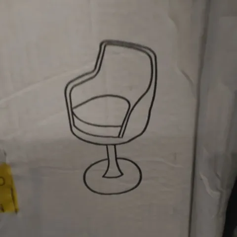 BOXED BACKETEER CHAIR - BLACK (1 BOX)