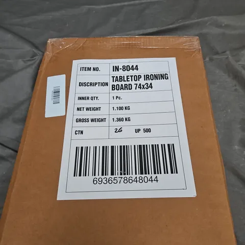 BOXED TABLETOP IRONING BOARD 74X34CM