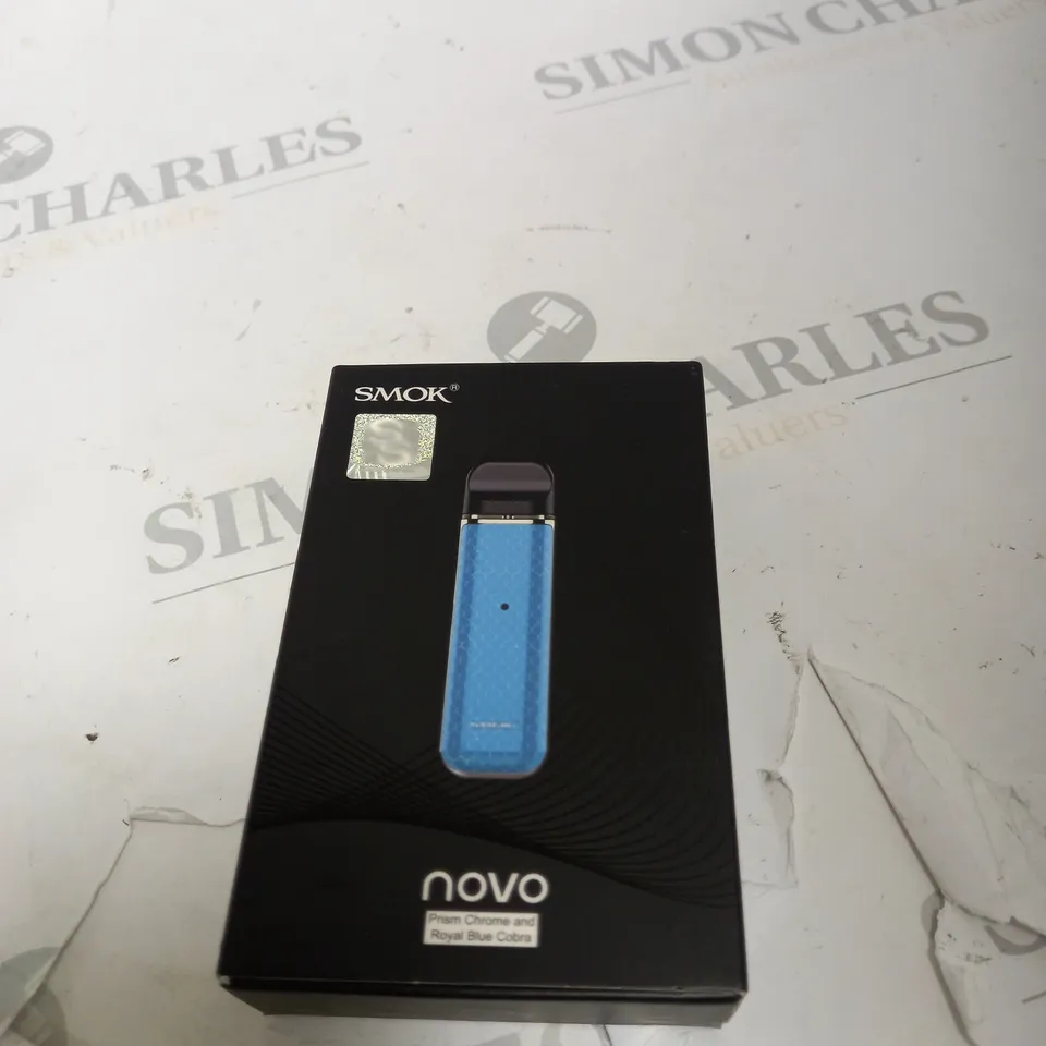 SMOK NOVO PRISM CHROME AND ROYAL BLUE COBRA