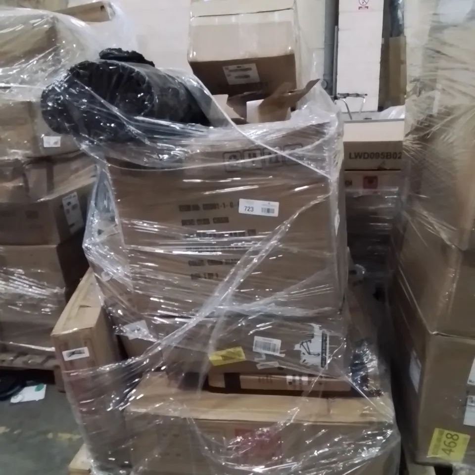 PALLET OF ASSORTED HOUSEHOLD GOODS AND PRODUCTS TO INCLUDE;CHAIR,PRESSURE WASHER,VANITY MIRROR 