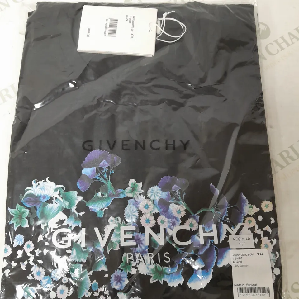 GIVENCHY REGULAR FIT T-SHIRT IN BLACK - XXL