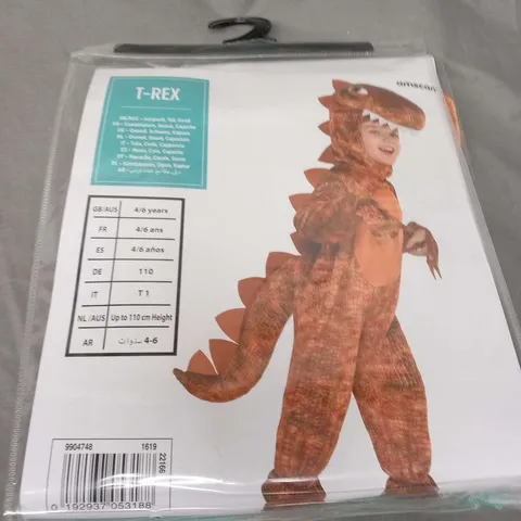 APPROXIMATELY 20 BRAND NEW AMSCAN T-REX FANCY DRESS 4/6 YEARS