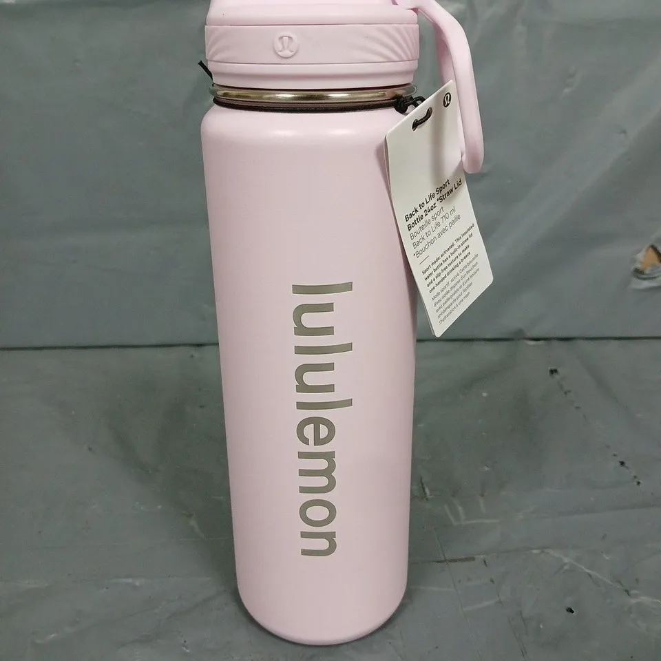 LULULEMON BACK TO LIFE SPORTS BOTTLE IN PINK 710ML