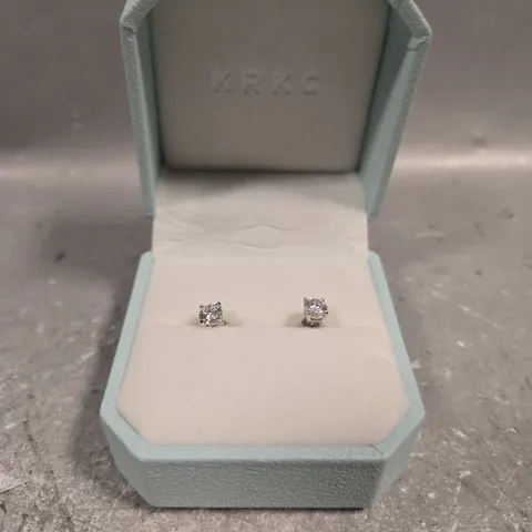 KRKC STONE STUD EARRINGS 
