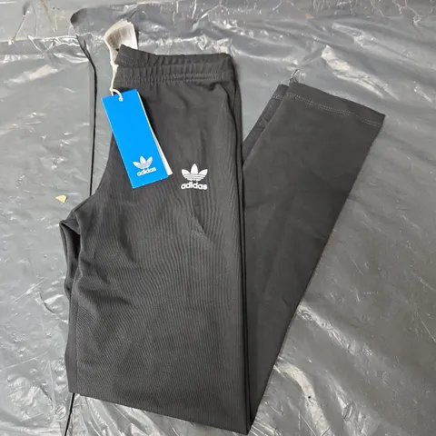 ADIDAS GIRLS LEGGINGS BLACK 9-10YRS