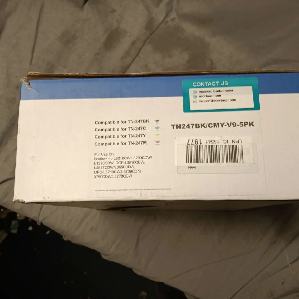 TN247BK/CMY-V9-5PK TONER CARTRIDGE SET (BOXED)