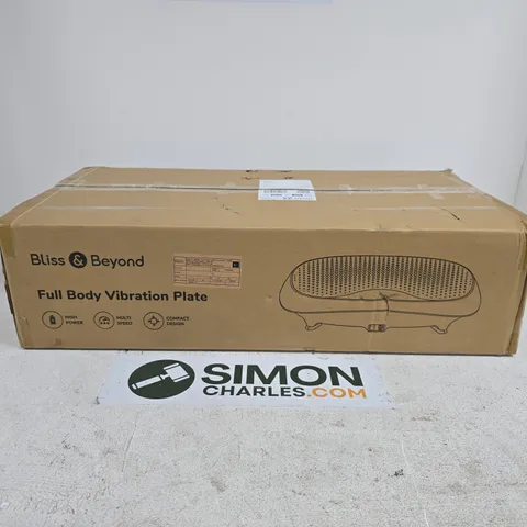 BOXED BLISS & BEYOND FULL BODY VIBRATION PLATE - COLLECTION ONLY