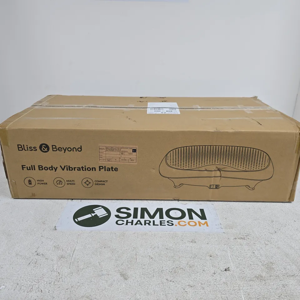 BOXED BLISS & BEYOND FULL BODY VIBRATION PLATE - COLLECTION ONLY