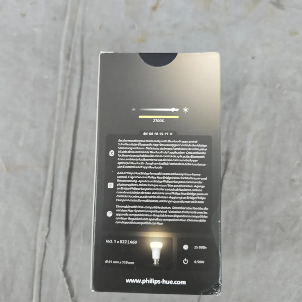 PHILIPS HUE WHITE 1100 LED BULB – BLUETOOTH, WORKS WITH ALEXA