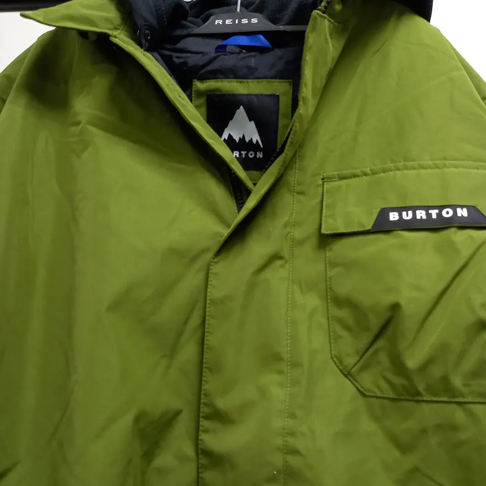 BURTON M DUNMORE JACKET IN CALLA GREEN - LARGE