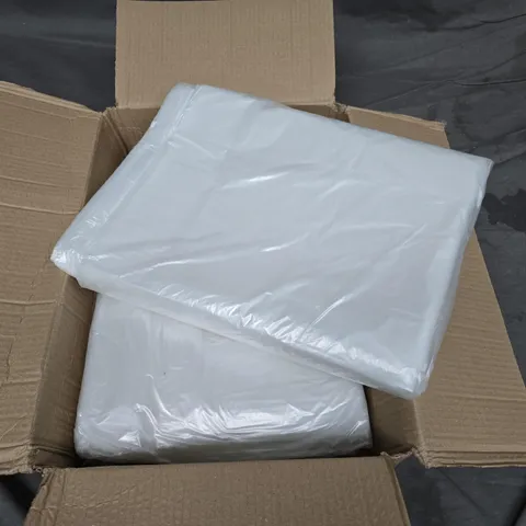 100-PACK OF CLEAR WHEELIE BIN LINERS