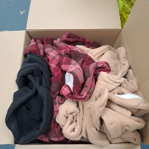 LARGE BOX OF ASSORTED CLOTHING ITEMS