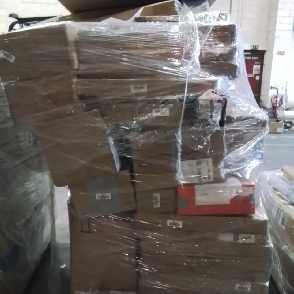 PALLET OF ELECTRICAL ITEMS AND HOUSEHOLD GOODS TO INCLUDE;FRANKBERG AXLE SHAFT,MITE REMOVAL INSTRUMENT,JUICER