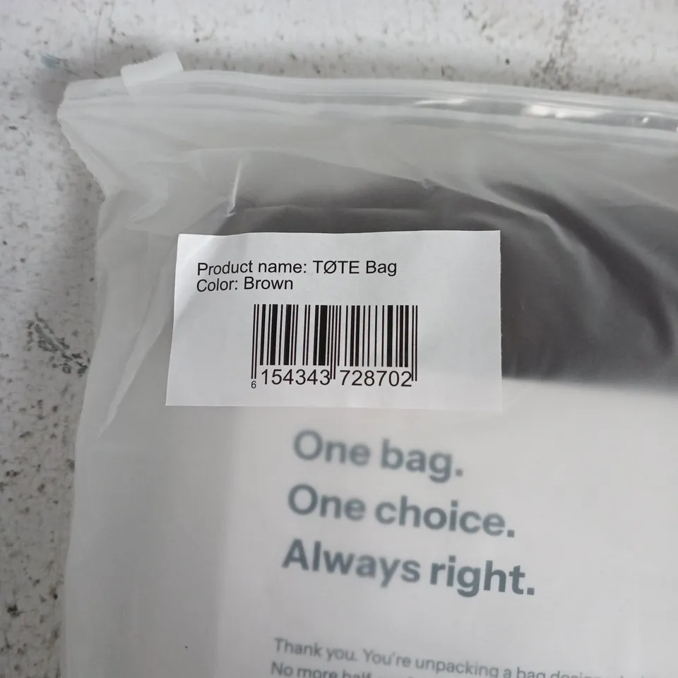 TØTE BAG – BROWN