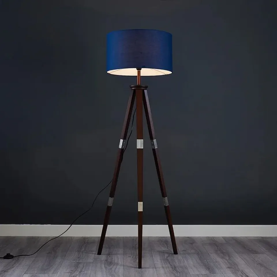 CAROLEE 151CM TRIPOD FLOOR LAMP SHADE COLOUR 