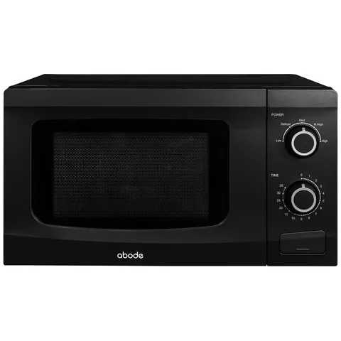 BOXED ABODE AMM2001B 20L MANUAL MICROWAVE BLACK