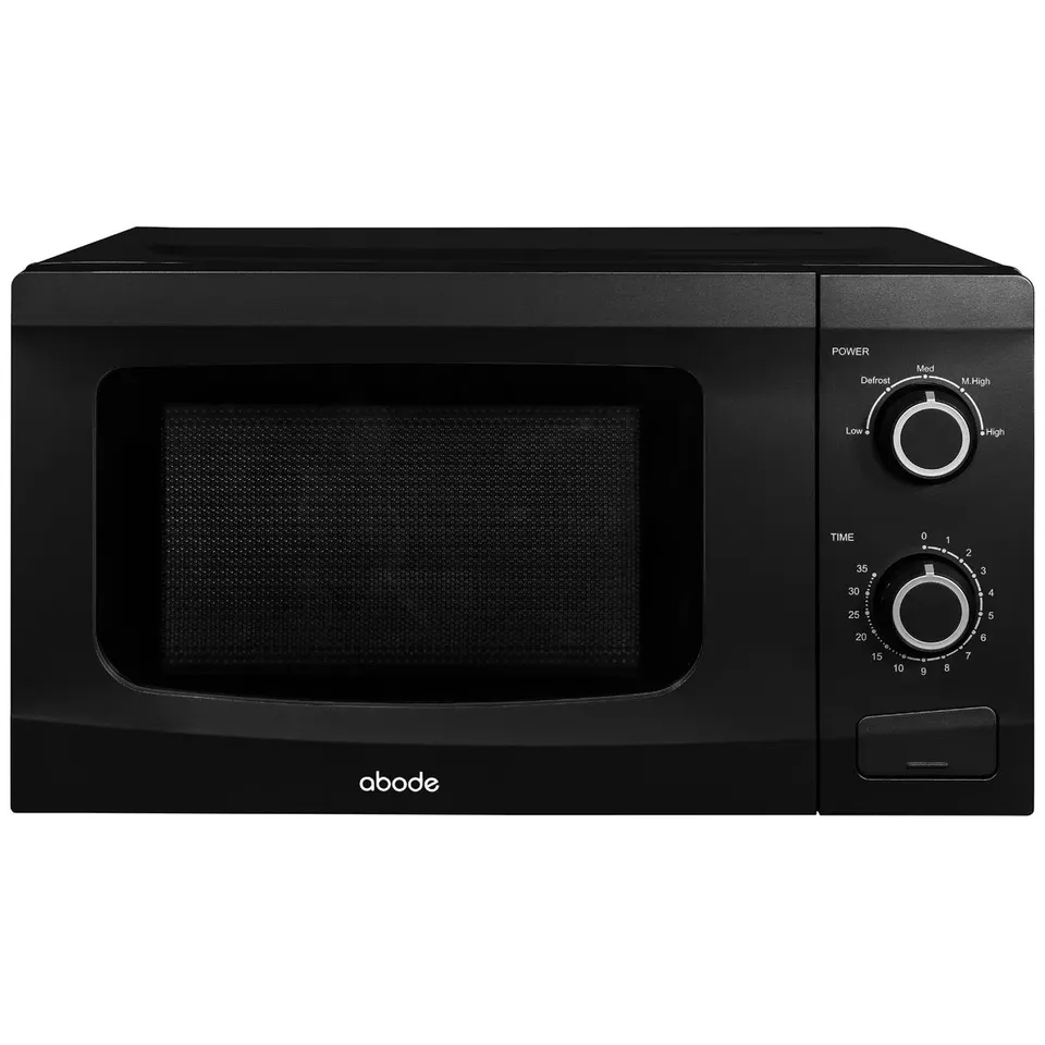 BOXED ABODE AMM2001B 20L MANUAL MICROWAVE BLACK