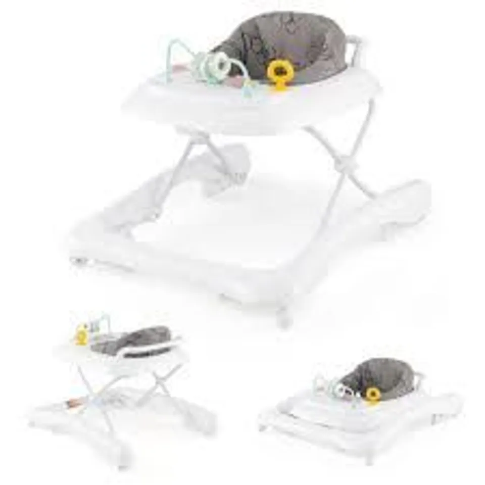 BOXED FOLDABLE BABY WALKER WITH WHEELS AND ANTI ROLL OVER FOR KIDS