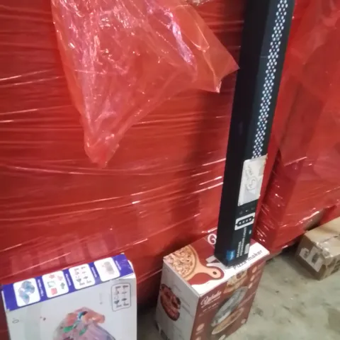 PALLET OF ASSORTED HOUSEHOLD GOODS AND PRODUCTS TO INCLUDE;PIZZA MAKER,AQUARIUM LED LIGHT,FUN PLAY PEDAL PIANO 