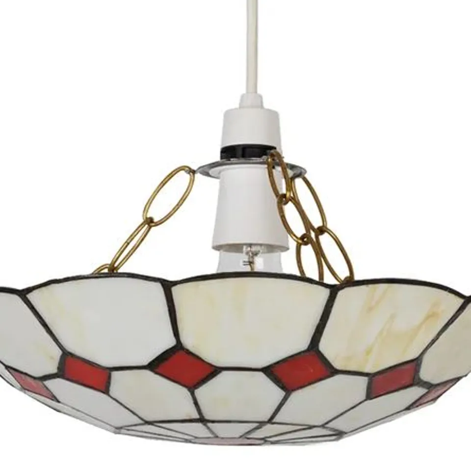 BOXED 7CM H GLASS BOWL PENDANT SHADE (SCREW ON)