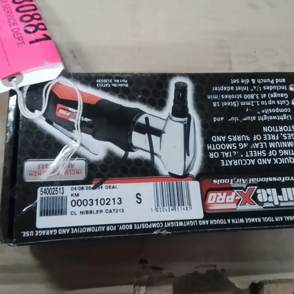 BOXED CLARKE CAT213 X-PRO AIR NIBBLER