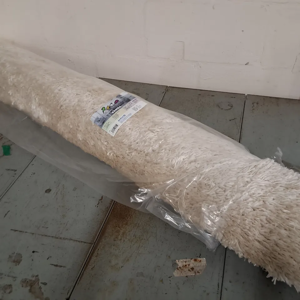 BRAND NEW PACO BAMBA BEIGE RUG - 160X220CM