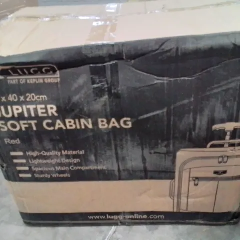 BOXED JUPITER SOFT CABIN BAG -RED-