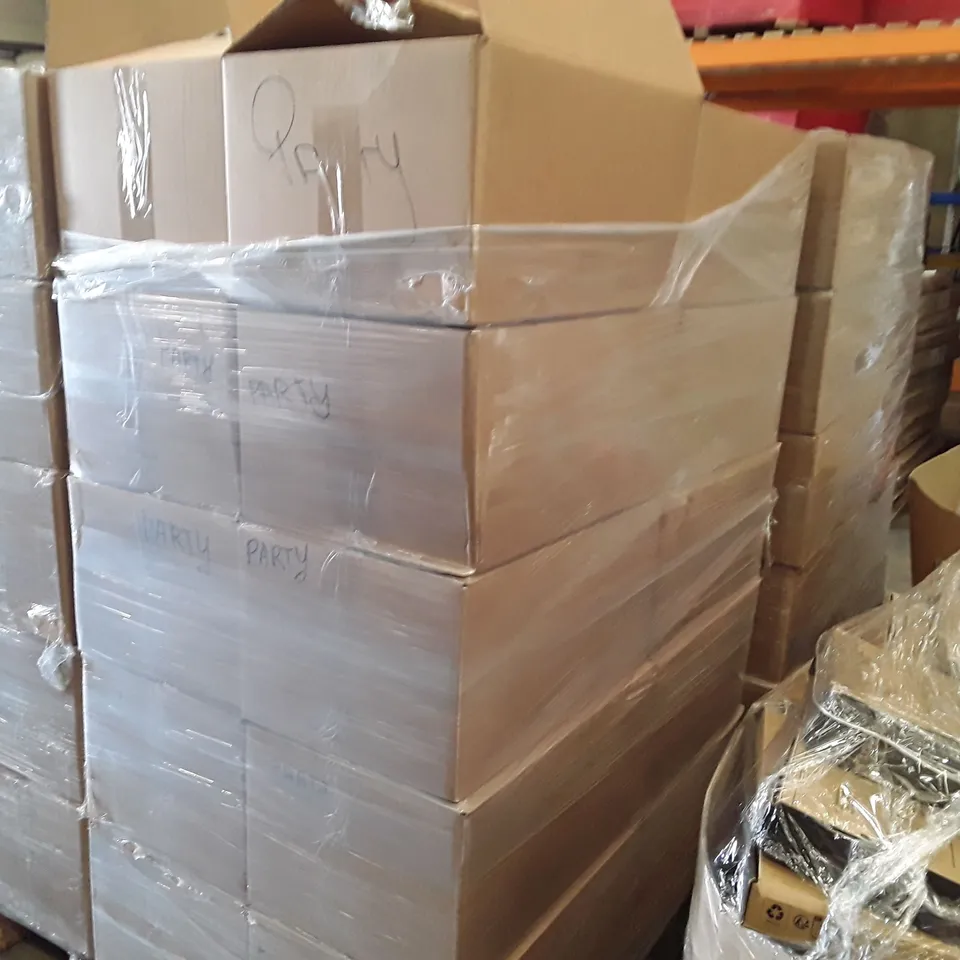 PALLET TO CONTAIN 20 BOXES OF ASSORTED PARTY DECORATIONS AND BALLOONS ECT