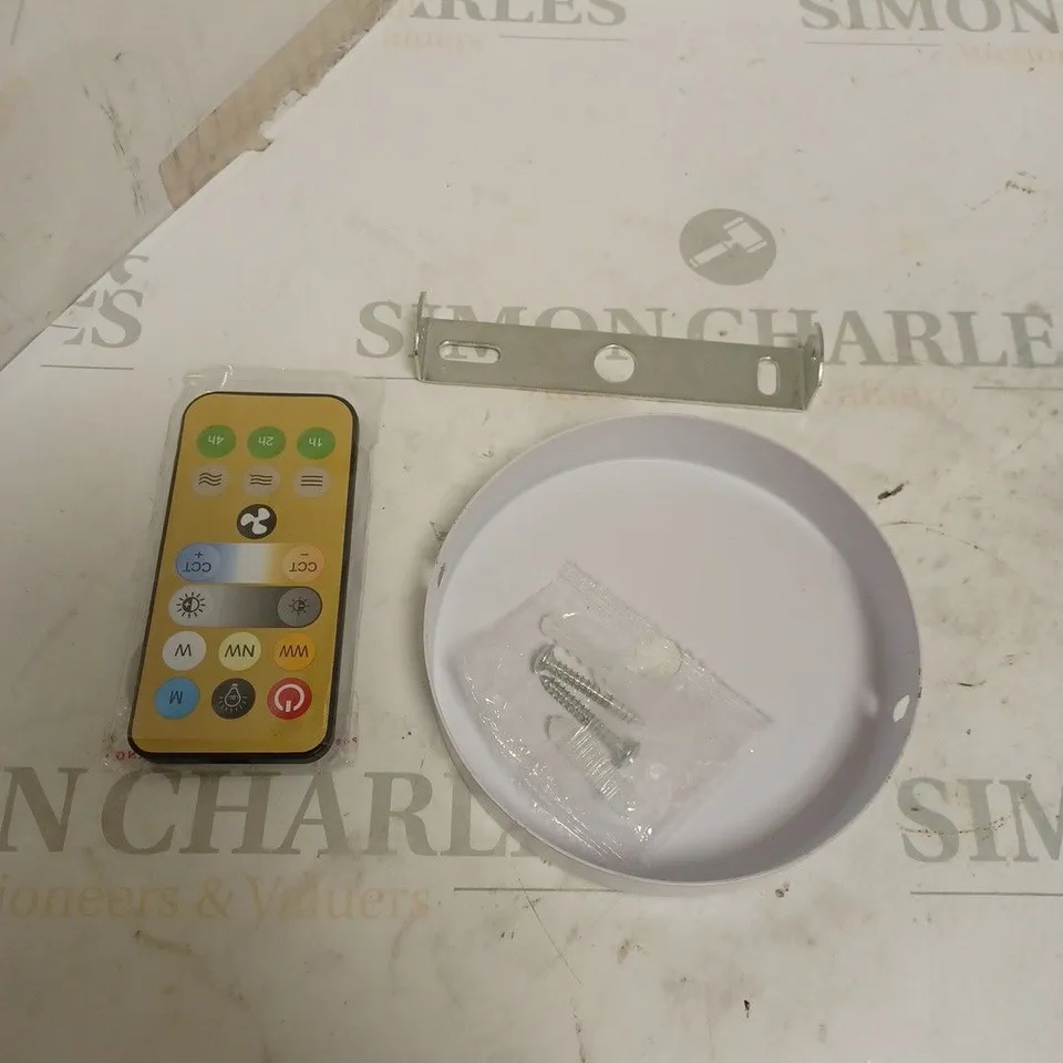 BOXED LED CEILING FAN LIGHT.