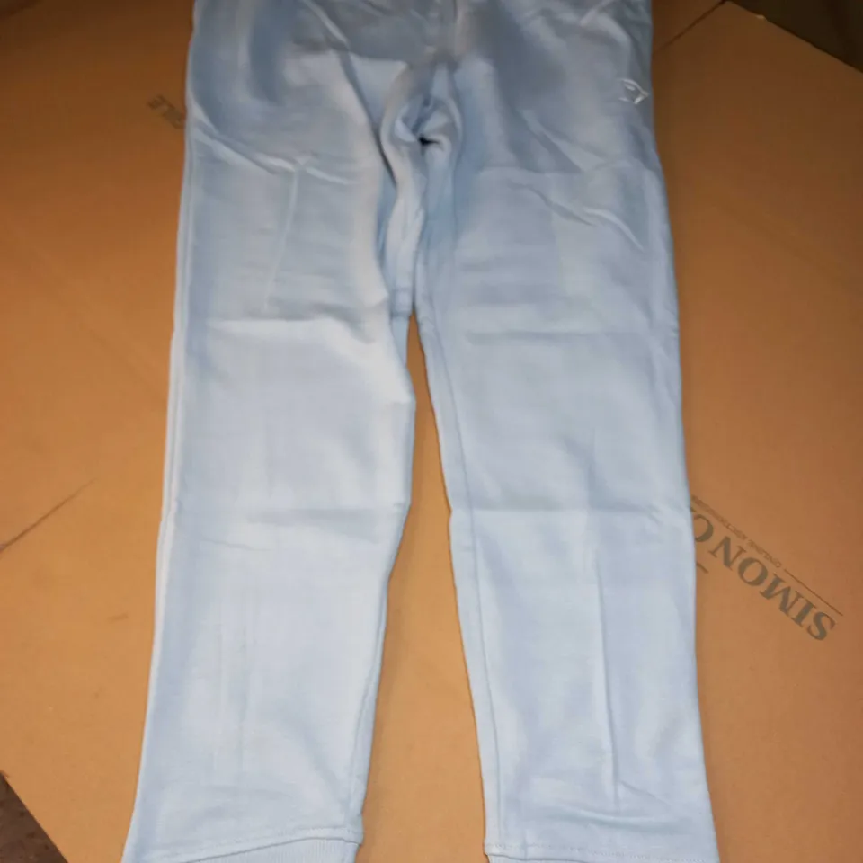 GYMSHARK JOGGERS IN SKY BLUE - SMALL