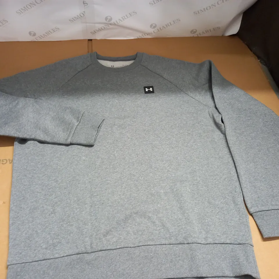 UNDER ARMOUR GREY JUMPER - LG