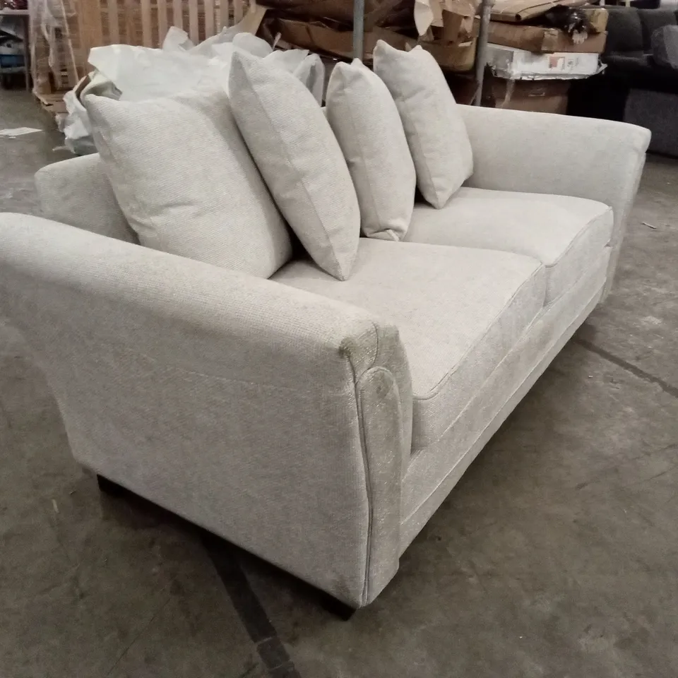 DURY CHUNKY WEAVE 3 SEATER SCATTERBACK SOFA - NATURAL RRP £599