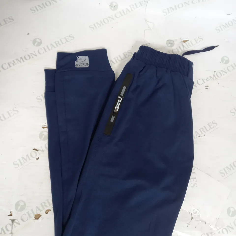 PUMA JOGGERS IN NAVY SIZE ASIAN XXL/UK E