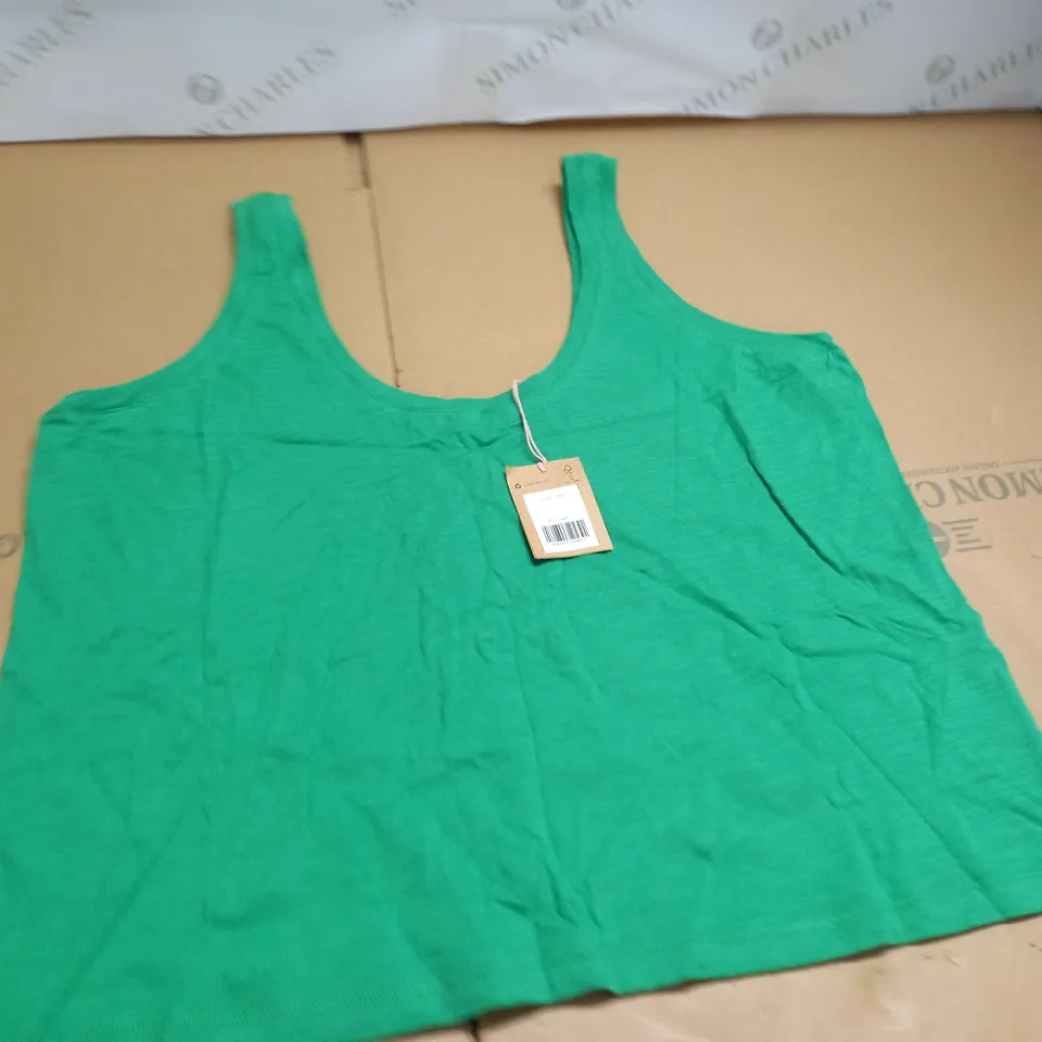 BODEN GREEN VEST TOP - L