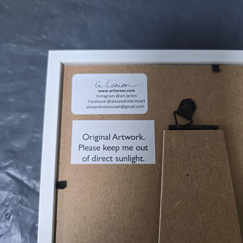 A LARION ORIGINAL HEDGEHOG ILLUSTRATION – FRAMED