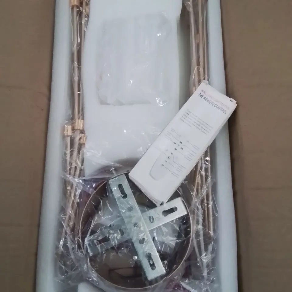 BOXED FLOWER SHAPE REMOTE CONTROL CEILING LAMP