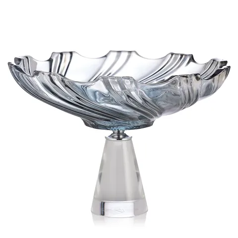 BOXED JM BY JULIEN MACDONALD GLASS DISPLAY STAND - SMOKED GLASS