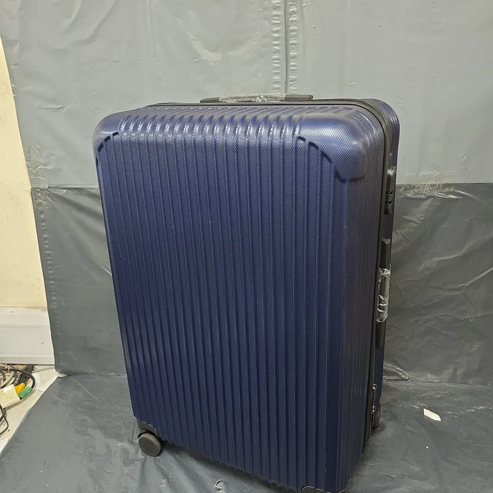 BOXED LIVING HOME NAVY SUITCASE 28"