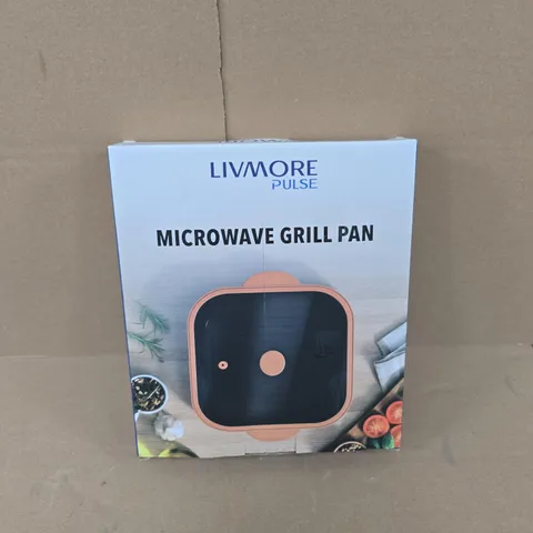 LIVMORE PULSE MICROWAVE GRILL PAN – BOXED