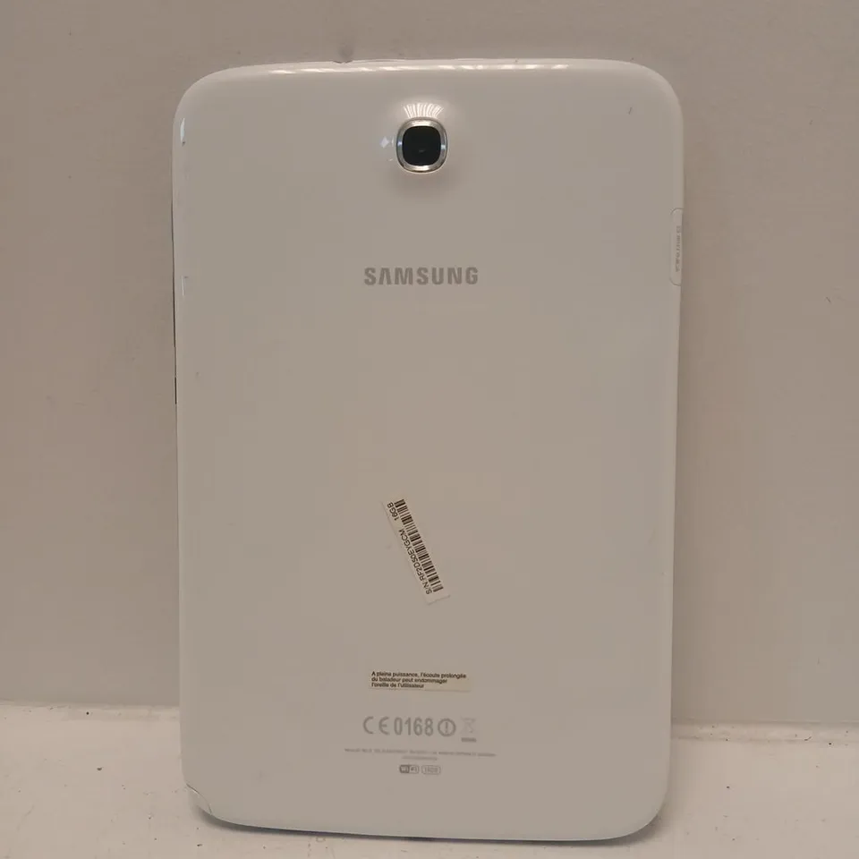 SAMSUNG TABLET 7" (WHITE) – FRONT HOME BUTTONS, BACK CAMERA 