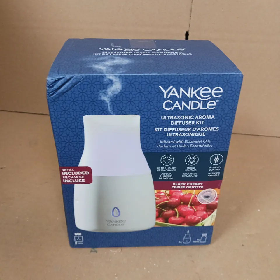 BOXED YANKEE CANDLE ULTRASONIC AROMA DIFFUSER KIT RRP £29.99