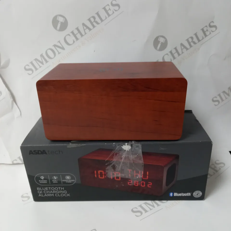 BOXED BLUETOOTH QI CHARGING ALARM CLOCK