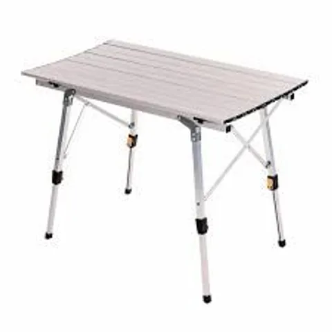 OYPLA 3FT ADJUSTABLE PORTABLE FOLDING OUTDOOR ALUMINIUM CAMPING KITCHEN WORK TOP TABLE