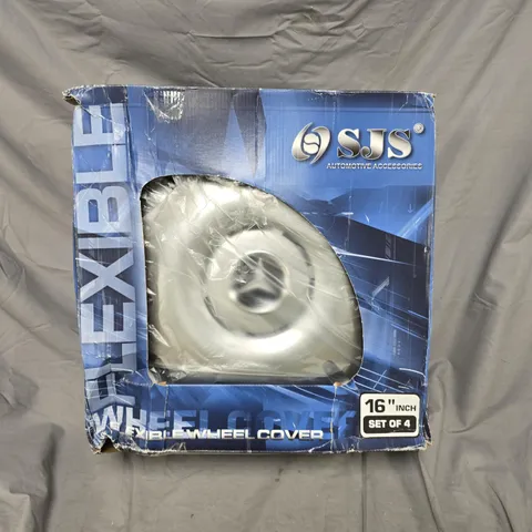 BOXED SJS SET OF 4 16" FLEXIBLE WHEEL COVERS