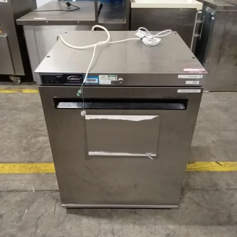 WILLIAMS HA135SA HC R2 UNDERCOUNTER SINGLE DOOR FRIDGE