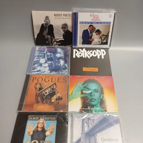 APPROXIMATELY 30 ASSORTED CD SINGLES/ALBUMS TO INCLUDE KYLIE, GERSHWIN, THE POGUES ETC