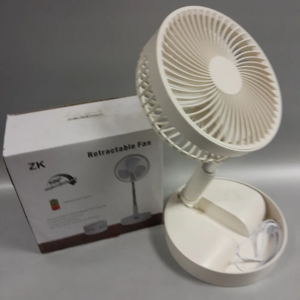 BOXED ZK-20321 RETRACTABLE FAN 